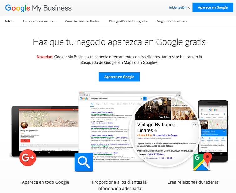 Google my business y su importancia en el SEO local